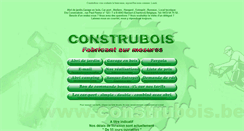Desktop Screenshot of construbois.be